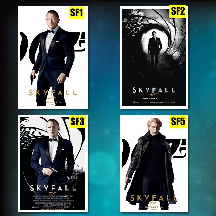 Poster film james bond Skyfall