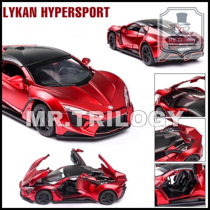 Diecast Mobil/ Miniatur Mobil Lykan Hypersport, Mobil Fast And Furious