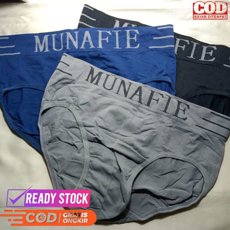 CELANA DALAM MUNAFIE PRIA ALL SIZE FIT TO XL SEMPAK PRIA UNDERWEAR MAN IMPORT
