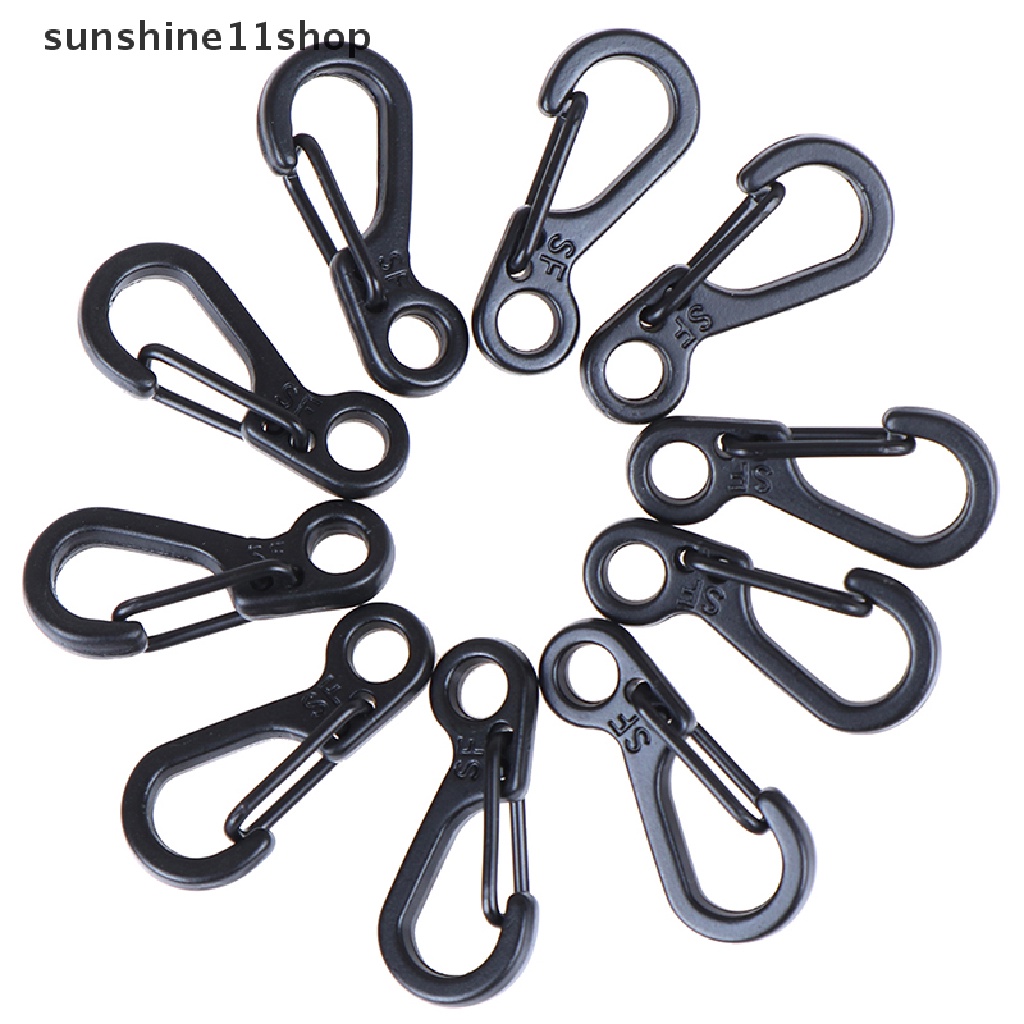 Sho 10PCS Klip Carabiner Mini Untuk Camping