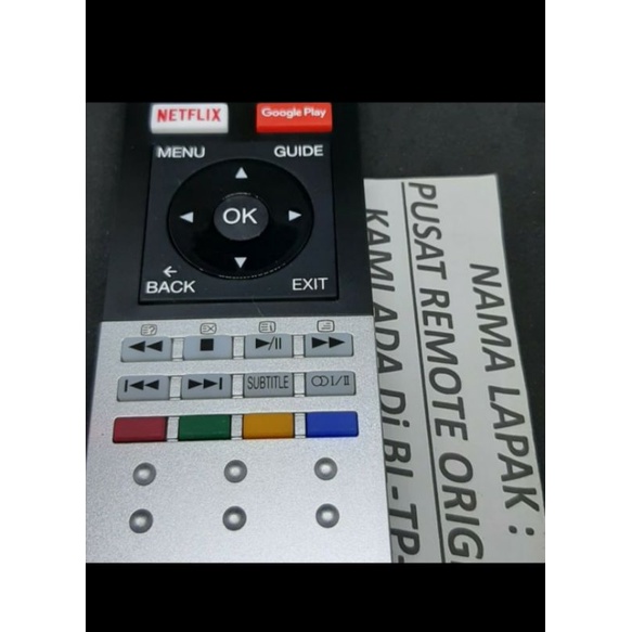 REMOTE REMOT SMART TV TOSHIBA NETFLIX LED CT-8516 ORIGINAL ASLI