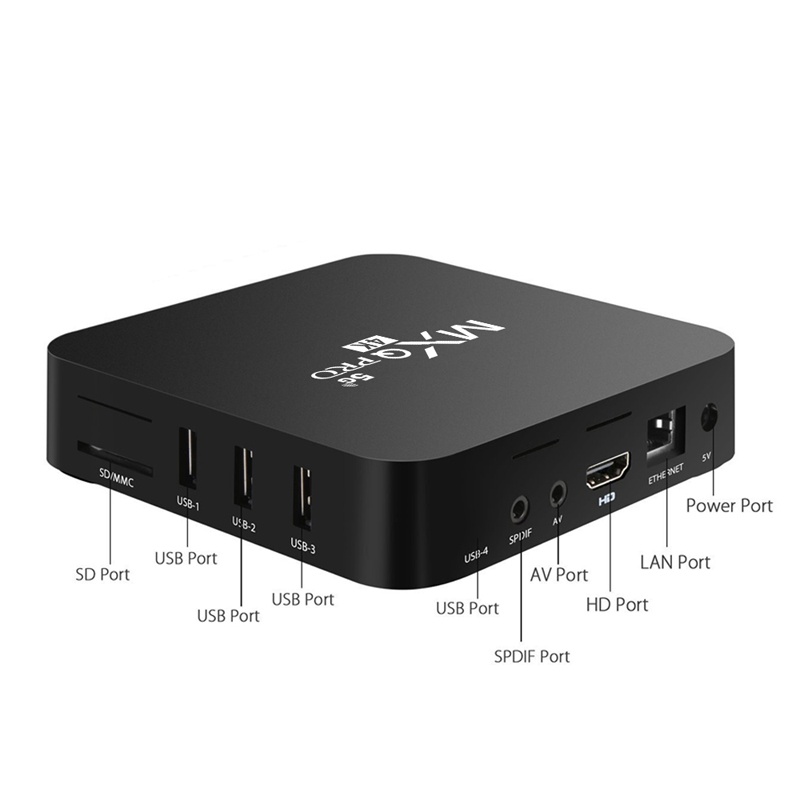 ANIMAX Shop Android TV Box RAM 1GB/ROM 8GB/5G Wifi Android 10.0 Full Baru TV Box Digital TV Set Top Box