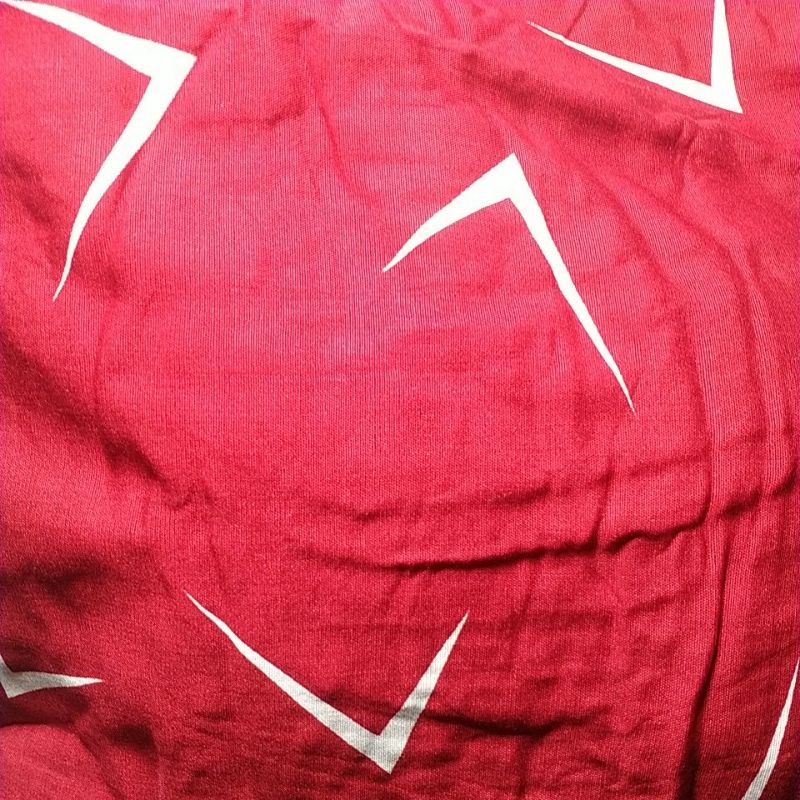 PIYAMA PENDEK XXL (SUPER JUMBOOO)-Segi maroon