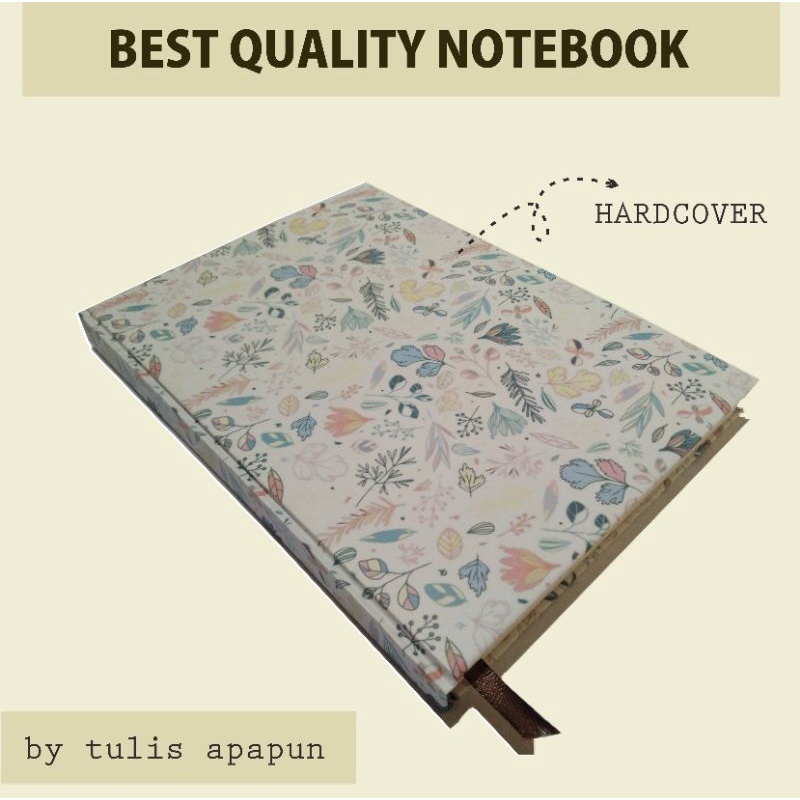 

[READY STOCK] NOTEBOOK HARD COVER MOTIF BUNGA BISA UNTUK GIFT