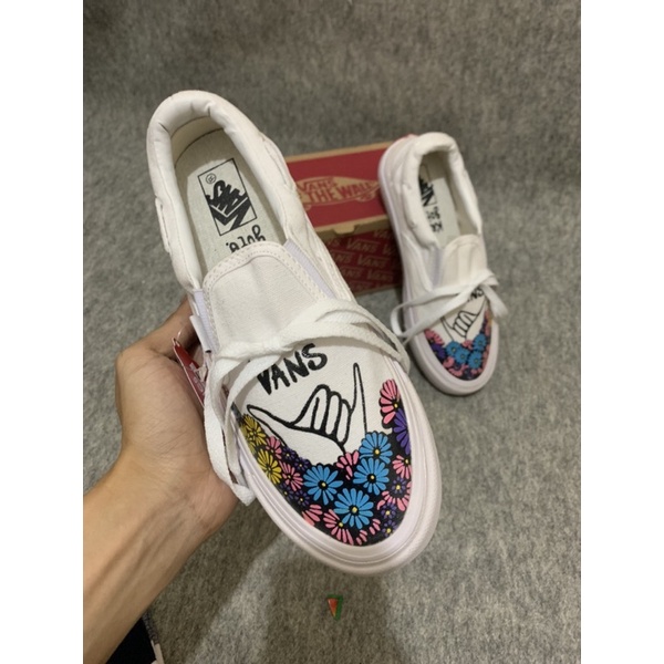 Sepatu V4NSS Slip On LAC3y KRIS GOTO Sneakers Wanita Premium