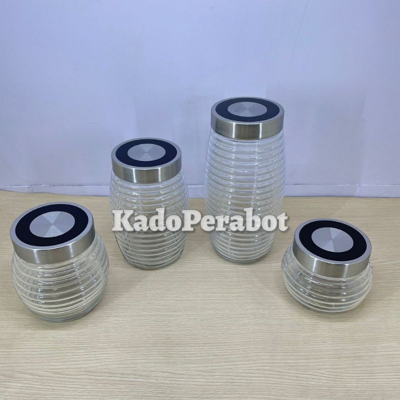 toples kaca tutup - toples kaca tawon tutup - toples kaca satu set