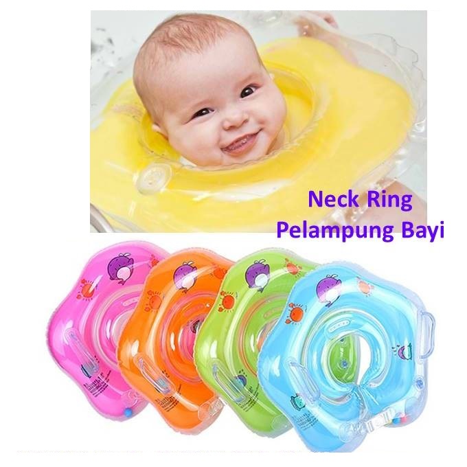 Neckring Bayi - Neckring Anak - Pelampung Renang Anak Karakter - Pelampung Leher - Pelampung Berenan