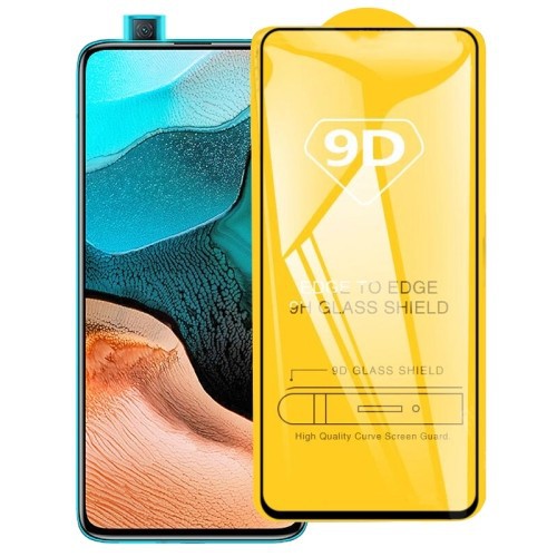 TEMPERED GLASS 9D 10D REDMI K30 - REDMI K30 ULTRA FULL LEM COVER