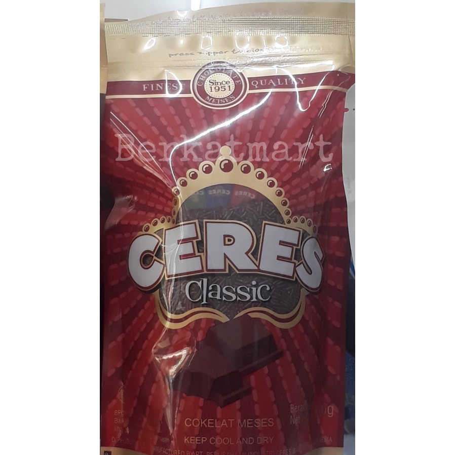 Cokelat Meses Ceres Classic kemasan asli 500gr Coklat butir