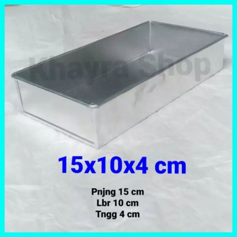 Loyang Brownies 15x10x4/Loyang kotak/Loyang Roti Tawar/cetakan Brownies