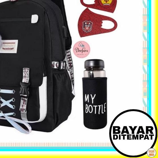 ℮ Amy - Tas Anak Korea Perempuan Ransel Korea Anak Perempuan Import Unicorn Terbaru 2021 Canvas Orig