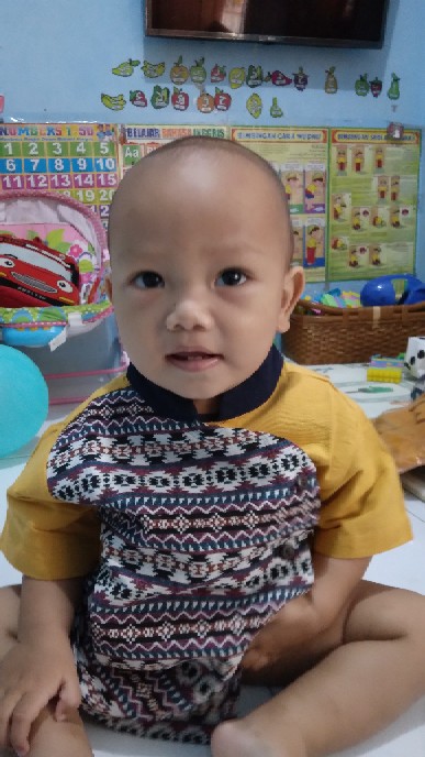 Ali Koko Batik Tenun - Mustard Lewis Emma Atasan Lengan Pendek Anak Cowo Batik Tenun