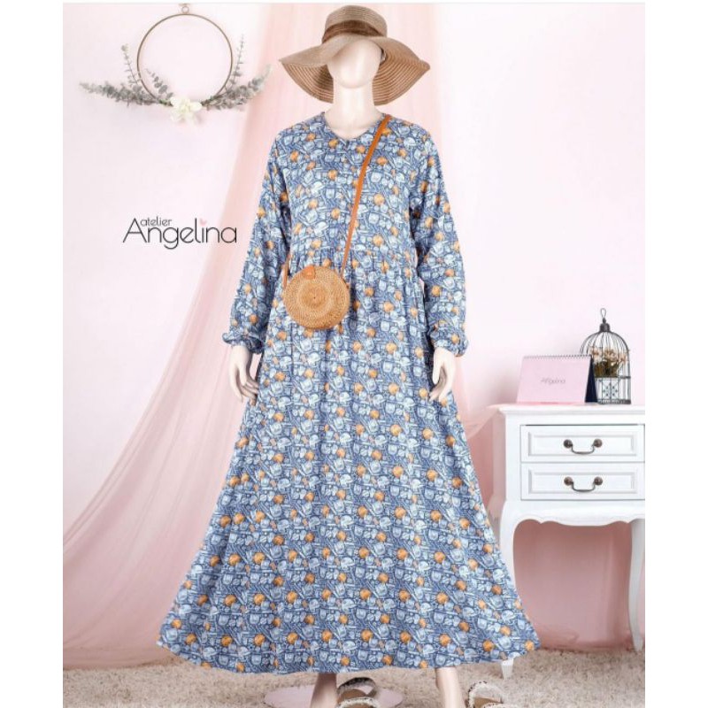 SALE Sarah dress baseball blue jeans size S Atelier Angelina