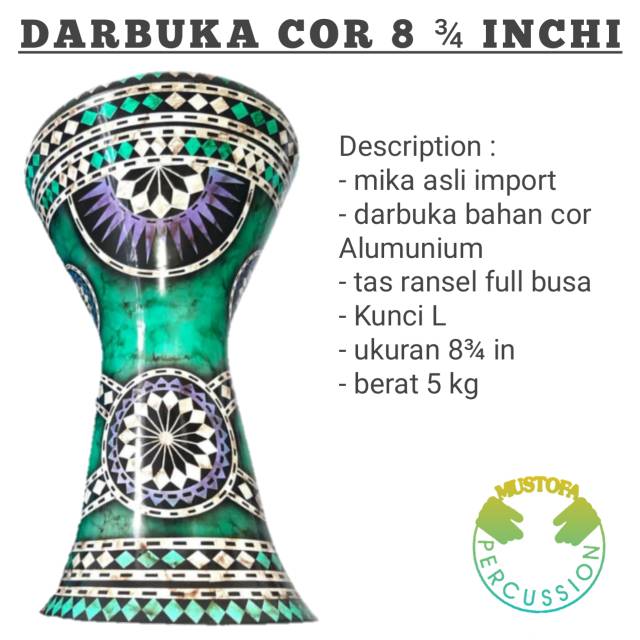 Darbuka motif alexandria Mesir