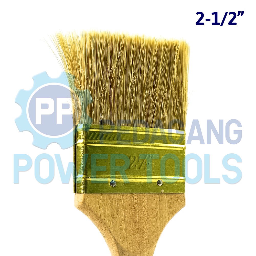 PH-999 KUAS CAT 2.5&quot; INCH GAGANG KAYU KOAS KWAS CAT TEMBOK PAINT BRUSH