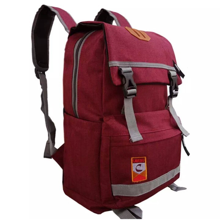 tas pria tas wanita tas ransel pria tas ransel korea tas laptop pria dan wanita tas cavero - red