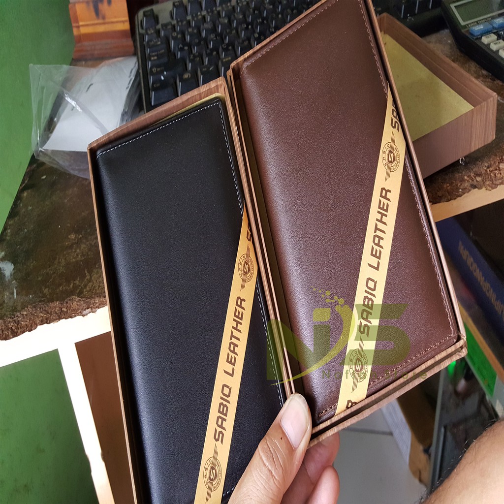 Dompet kulit asli pria panjang ASLI FULL GRAIN kulit sapi ORI garut