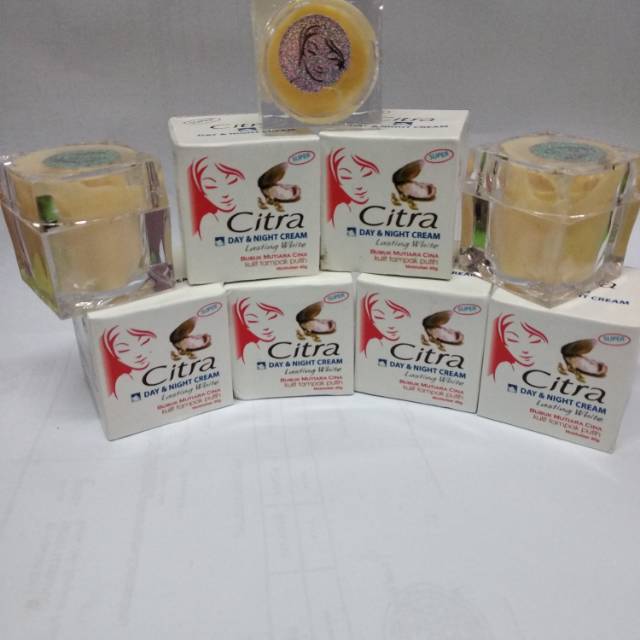 [ PER 12PC ] CREAM CITRA kerang SUPER ORIGINAL POT KACA