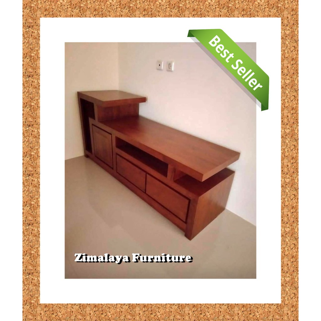 Buffet Rak TV Minimalis, Meja TV Minimalis Jati Produk Jepara