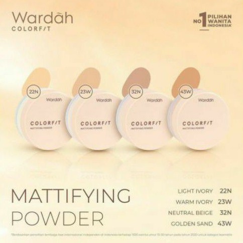 WARDAH COLORFIT MATTIFYING POWDER