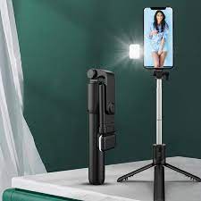 # HJ # Tongsis Tripod R1 Macaron Dan R1-S LED Selfie Stick Tripod Bluetooth Remote Control / selfie stick tripod 360°