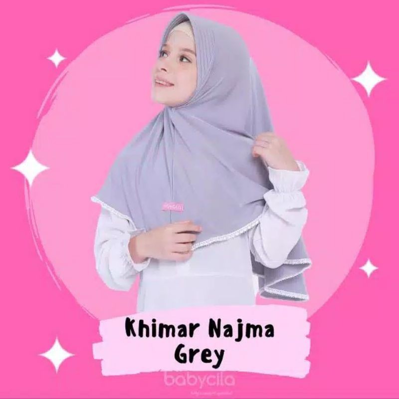 jilbab KHIMAR NAJMA | jilbab anak perempuan 1 2 3 4 5 6 7 Th