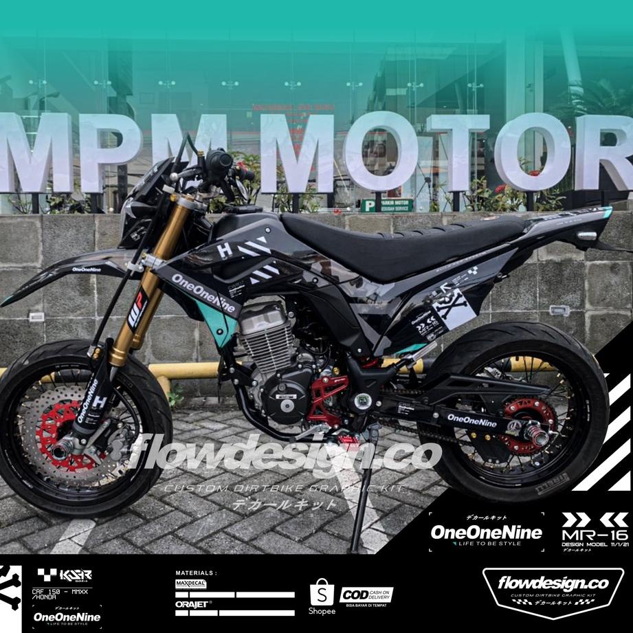 Terbaru DECAL STICKER CRF 150L tema KSR  Oneonenine  CUSTOM DESIGN