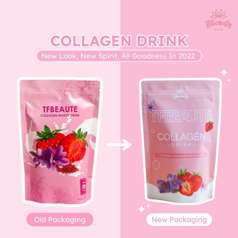 TF Beaute Drink by TF Beauty Minuman serbuk collagen untuk mencerahkan dan menutrisi kulit