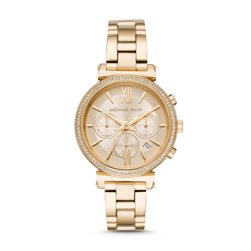 Michael Kors Sofie Gold Stainless Steel Watch [MK6559]