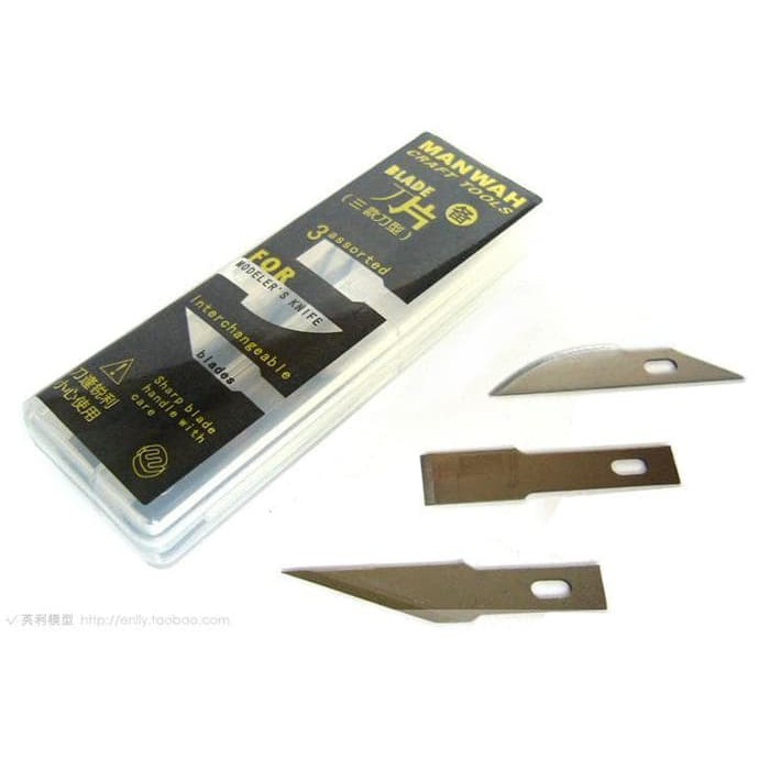 

Blades replacement 3 different type Modelers Knife/Hobby knife