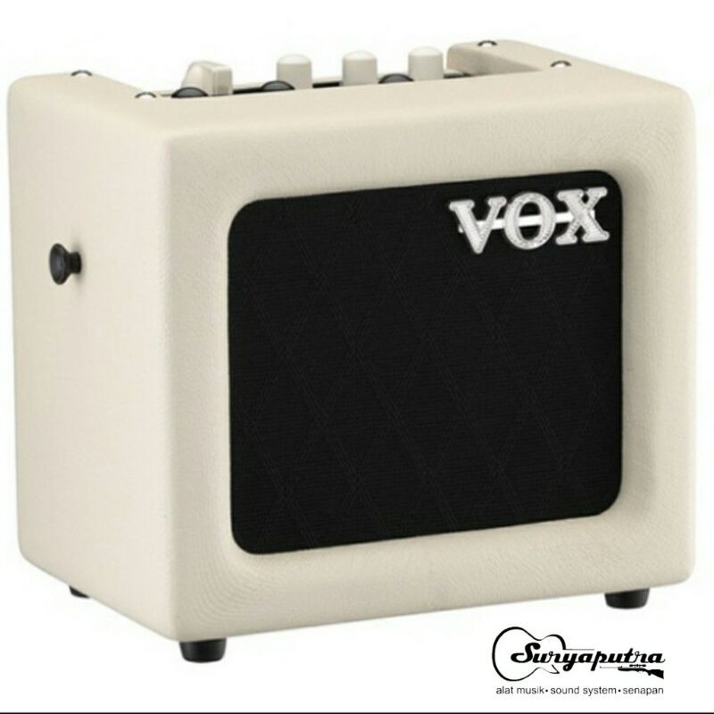 Vox Mini5 Ivory Amplifier Gitar
