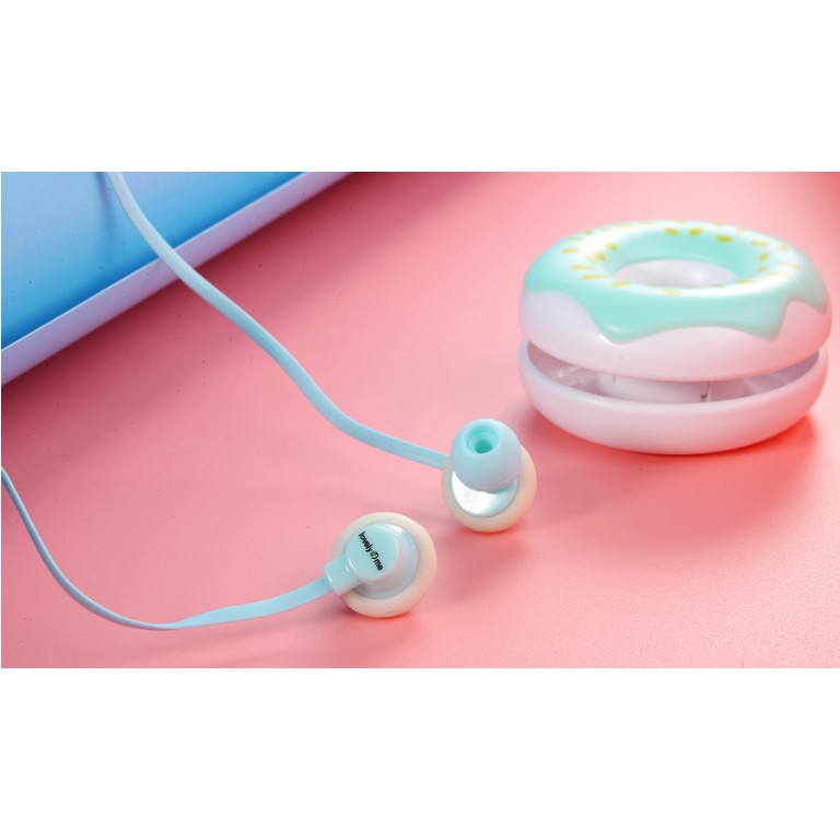 [Q-17] Headset Earphone Motif DONUTS DONAT Lucu / Wadah Earphone Bentuk DONAT Imut / Wadah Headset