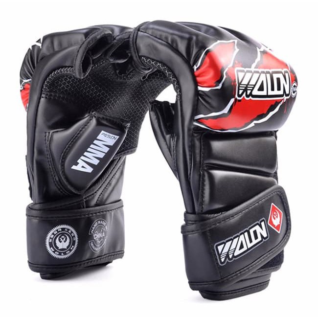 PROMO WOLON PREMIUM MMA GLOVES / Sarung Tangan Tinju Muay Thai Body Combat TERLARIS