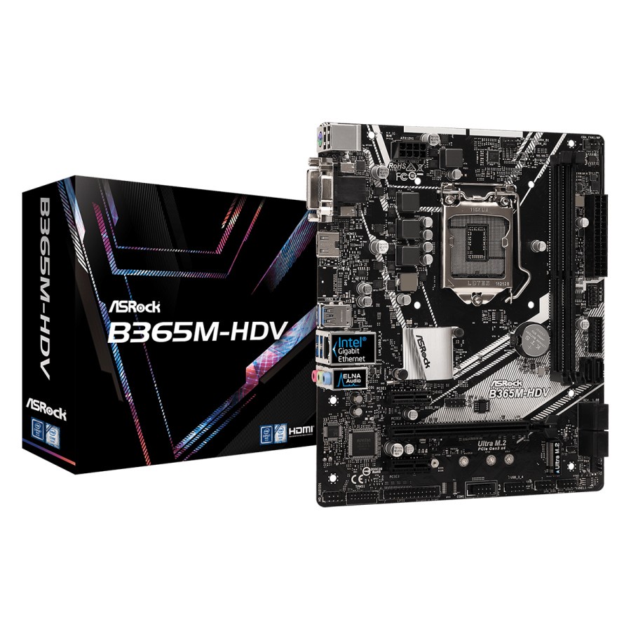 ASROCK MOTHERBOARD B365M-HDV