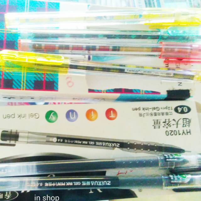 

Pulpen vanco gel pen 0.38