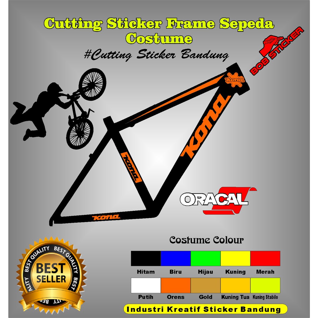 Cutting Sticker Frame Speda KONA