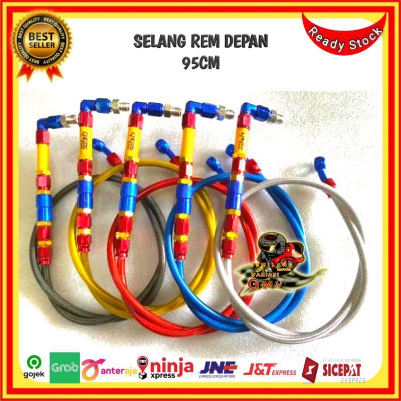 Selang Rem Depan PSi Thailand Variasi Beat Vixion Satria fu Cb15or Cbr150 Rxk vario scoopy Mio 95cm