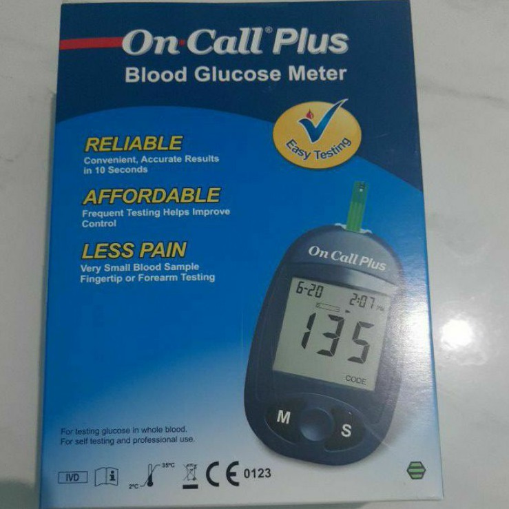 PROMO BESAR-BESARAN !!! Alat Cek Gula darah Merk On Call Plus / On Call Plus / Beli 5 unit Gratis 1 unit