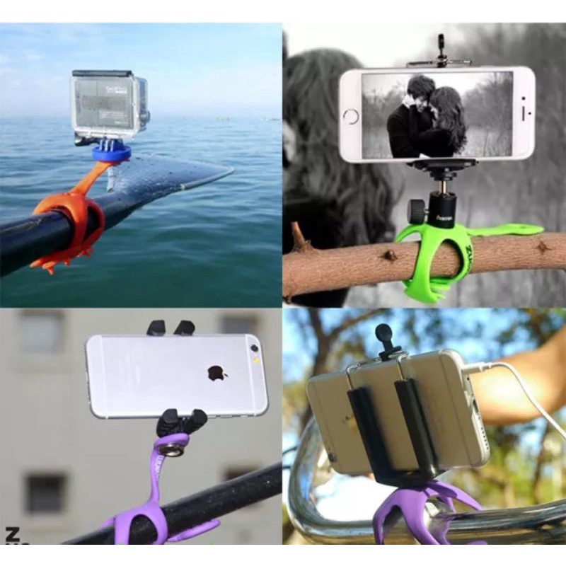 Tripod Flexiblel Gekko / Gekko Holder Smartphone Multifungsi