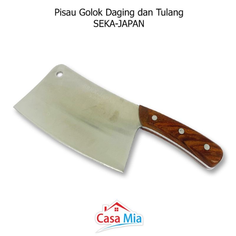 COOK MASTER GOLOK TULANG STAINLESS ASLI JEPANG MURAH ANTI KARAT KOKOH
