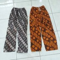 Celana Komprang Batik Jumbo Dewasa/Celana Pangsi/Santri Silat