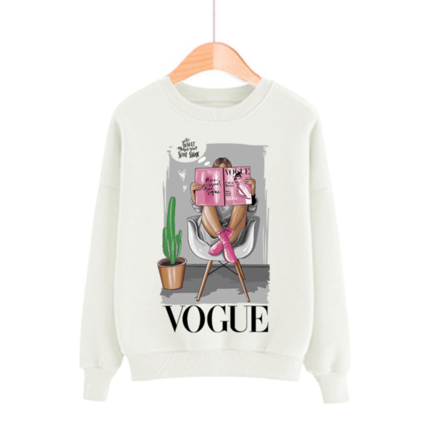 Bess - Sweater Murah Wanita / Sweater Lengan Panjang VOGUE3