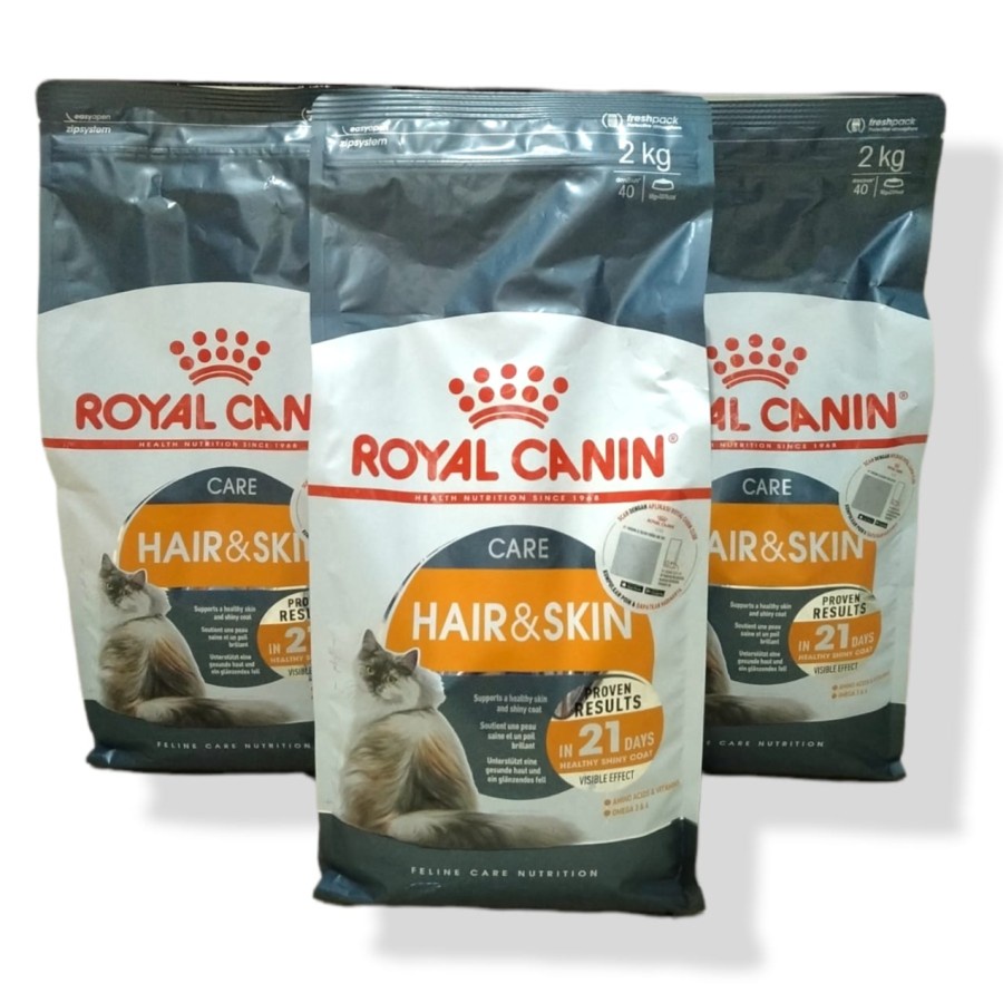 Makanan Kucing Royal Canin RC Hair and Skin Care 2kg Freshpack