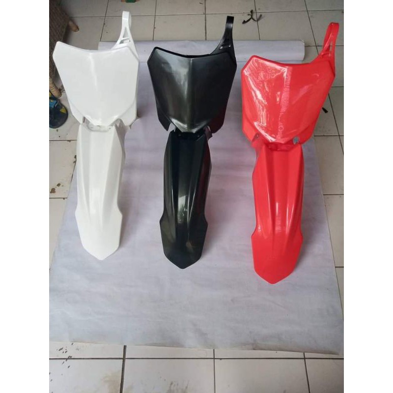 spakbor depan dan papan nomer crf 250 2018