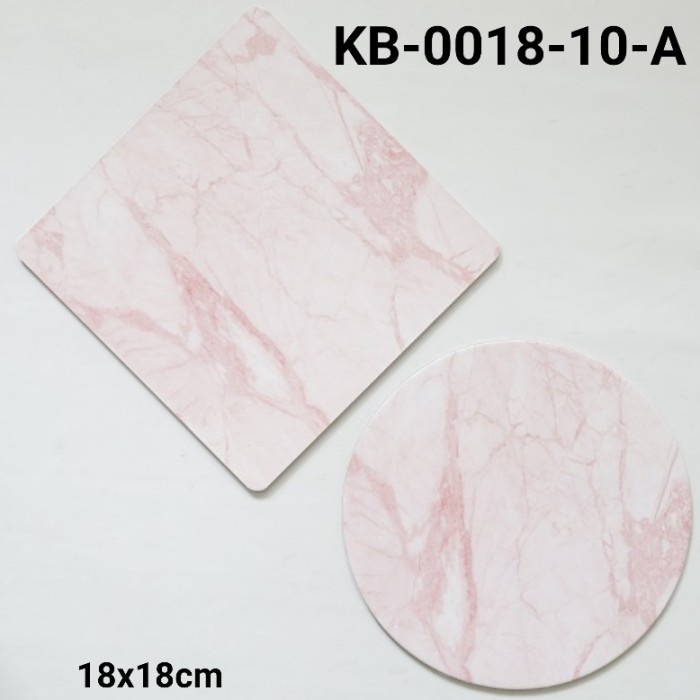 

GR-KB-0018-10 GR 1 CAKE BOARD ALAS KUE KOTAK BULAT 18CM MARBLE MARMER BEST SELLER