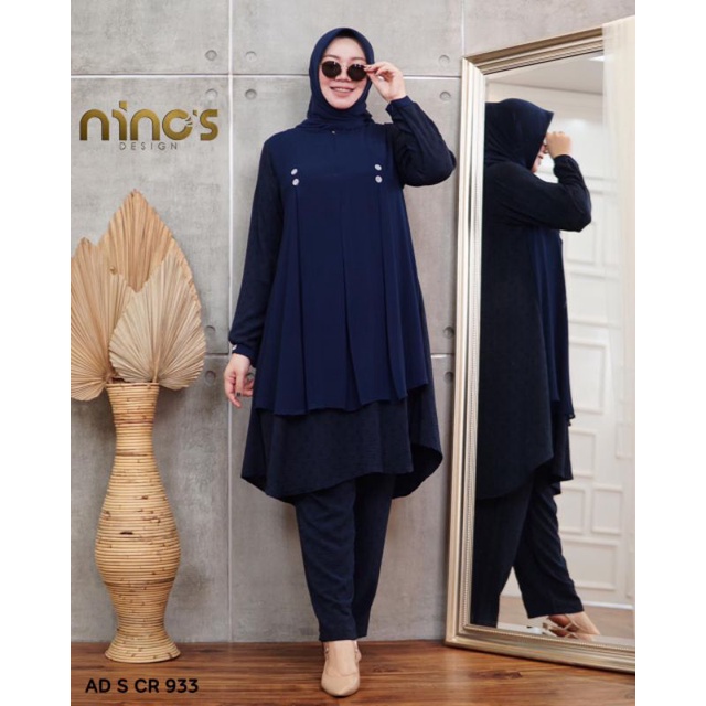 Ready Stelan Tunic dan Celana AD-S-CR-0933 ori by ninos design