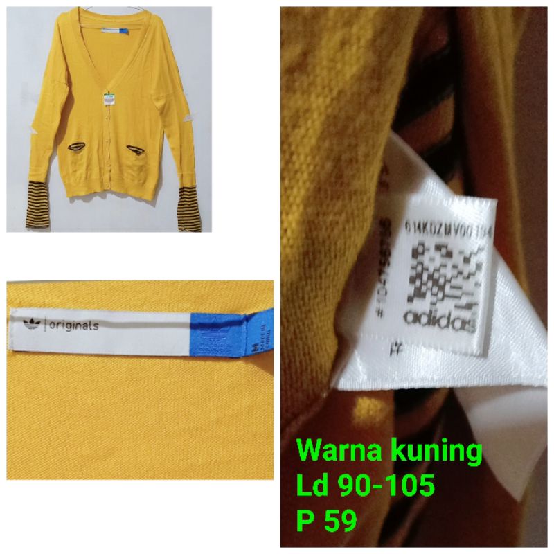 cardigan kuning