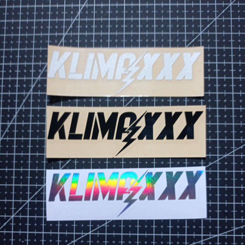 STICKER KLIMAXXX CUTTING