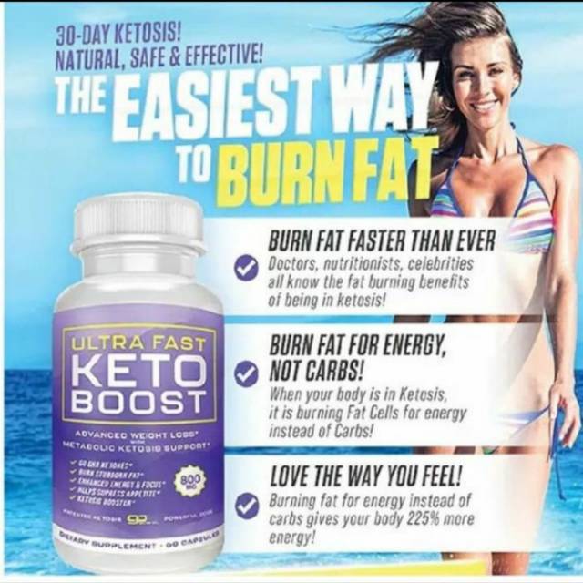 Keto Boost Diet Keto Jaman Now Langsing Alami & Cepat Tanpa Efek Samping