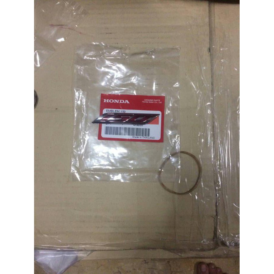 Garansi Emblem Logo Pcx Thailand Warna Biru/Merah Fast Grab